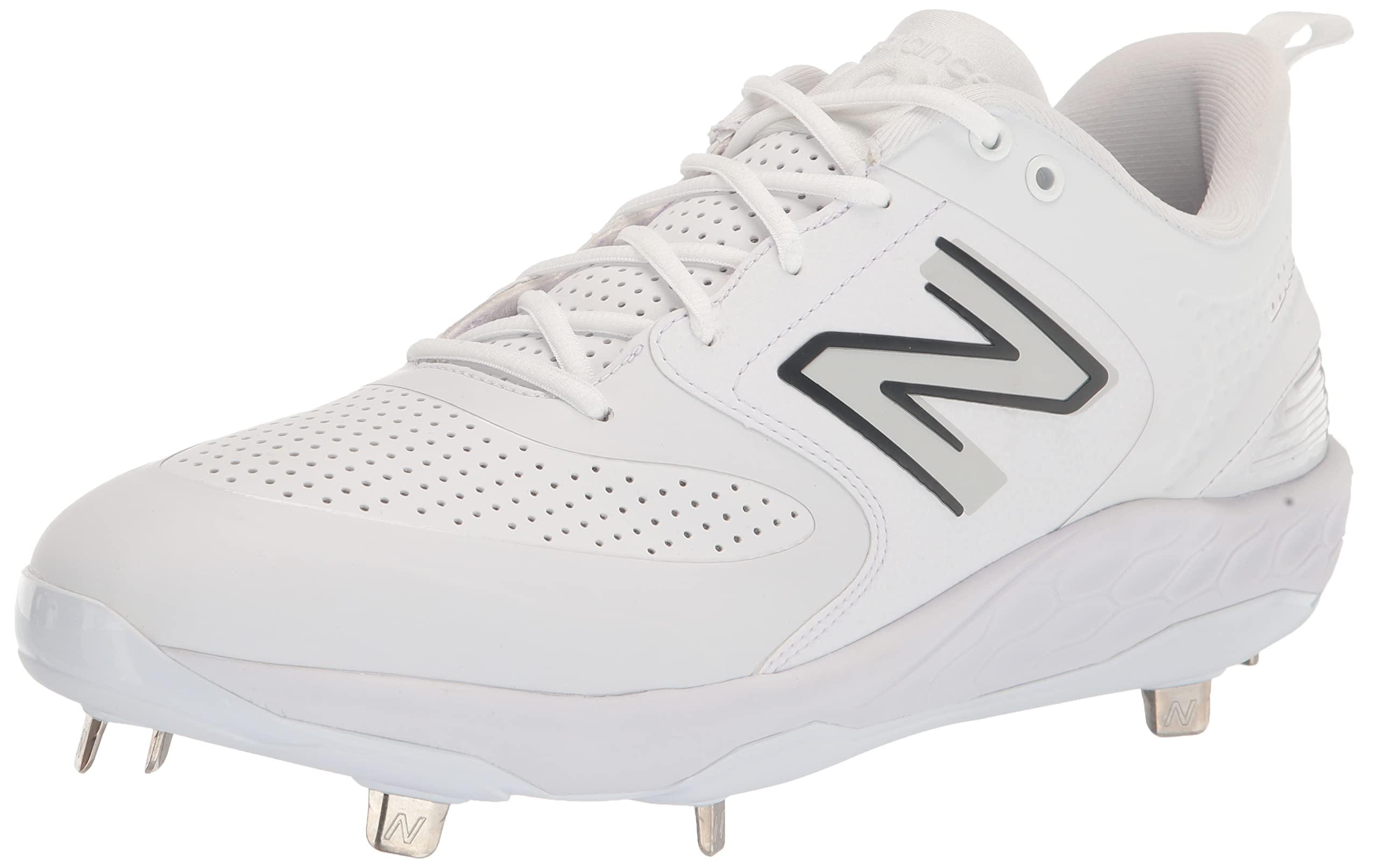 New Balance Fresh Foam X 3000 V6 Metal Baseball Shoe in White for Men | Lyst