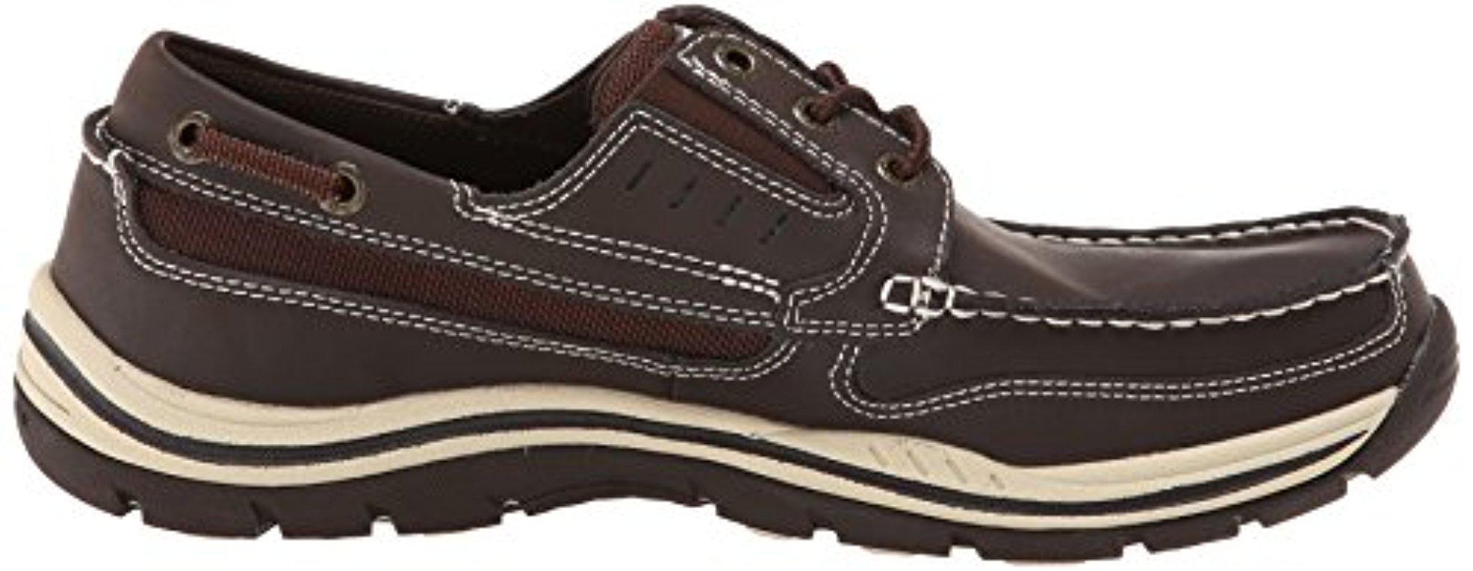 skechers usa men's expected gembel relax fit oxford