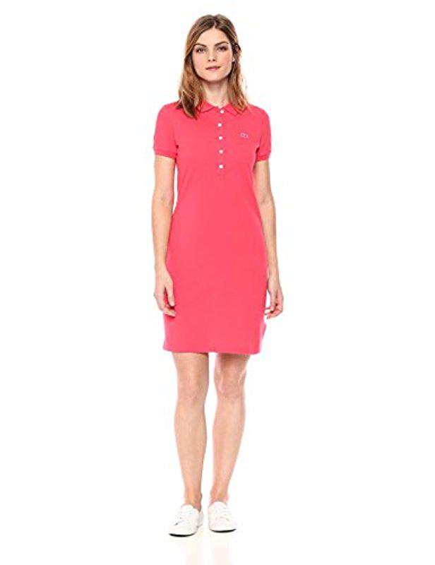 pink lacoste dress