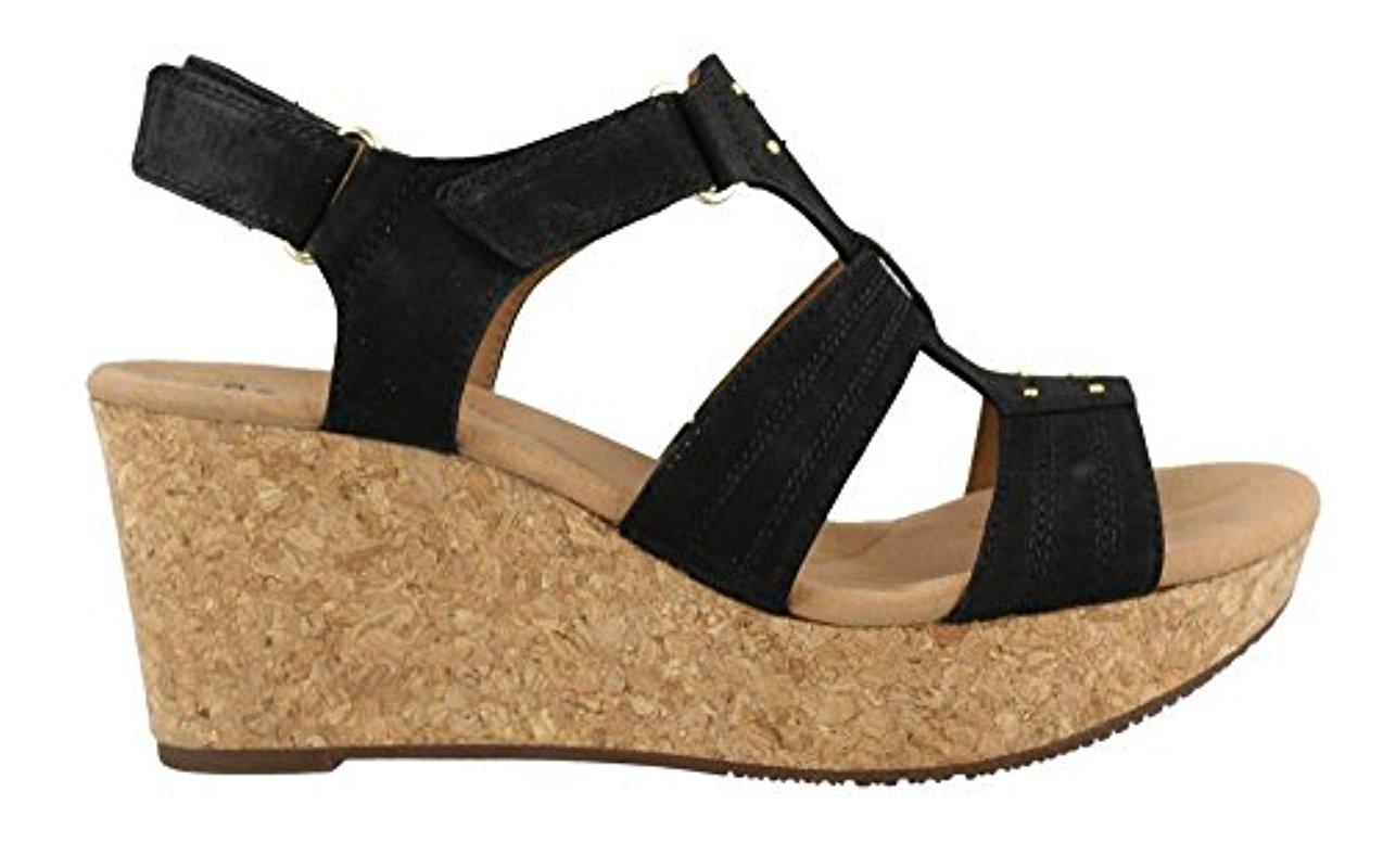 Clarks Annadel Orchid Wedge Sandal in 