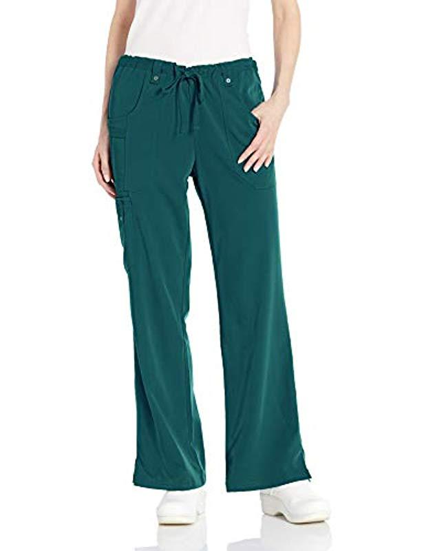 Dickies Xtreme Stretch Fit Drawstring Flare Leg Pant in Green - Save 19 ...