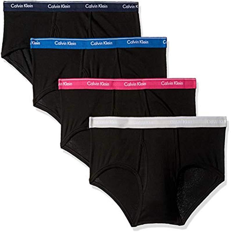 Calvin Klein Cotton Classics Multipack Briefs in Black for Men Lyst