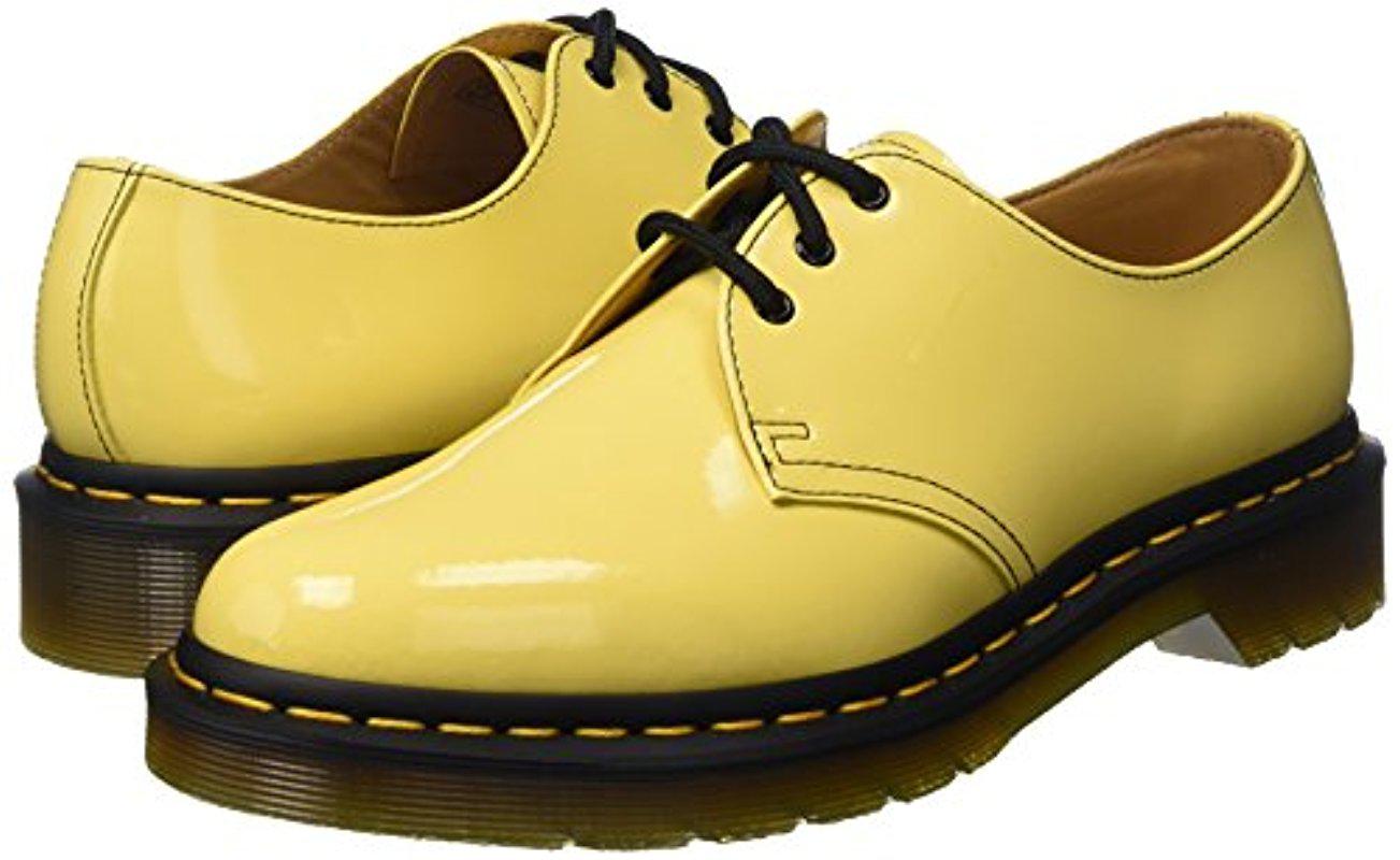 mens yellow doc martens