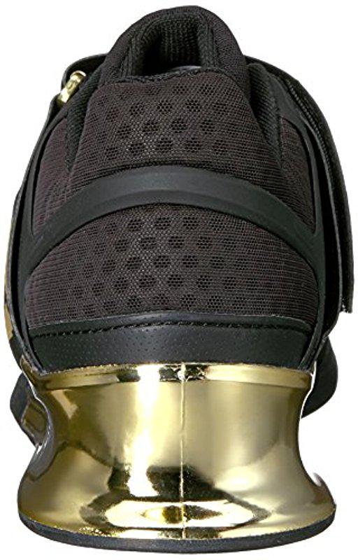 Reebok Rubber Legacy Lifter Cross-trainer Shoe in Black/Gold (Black) for  Men | Lyst