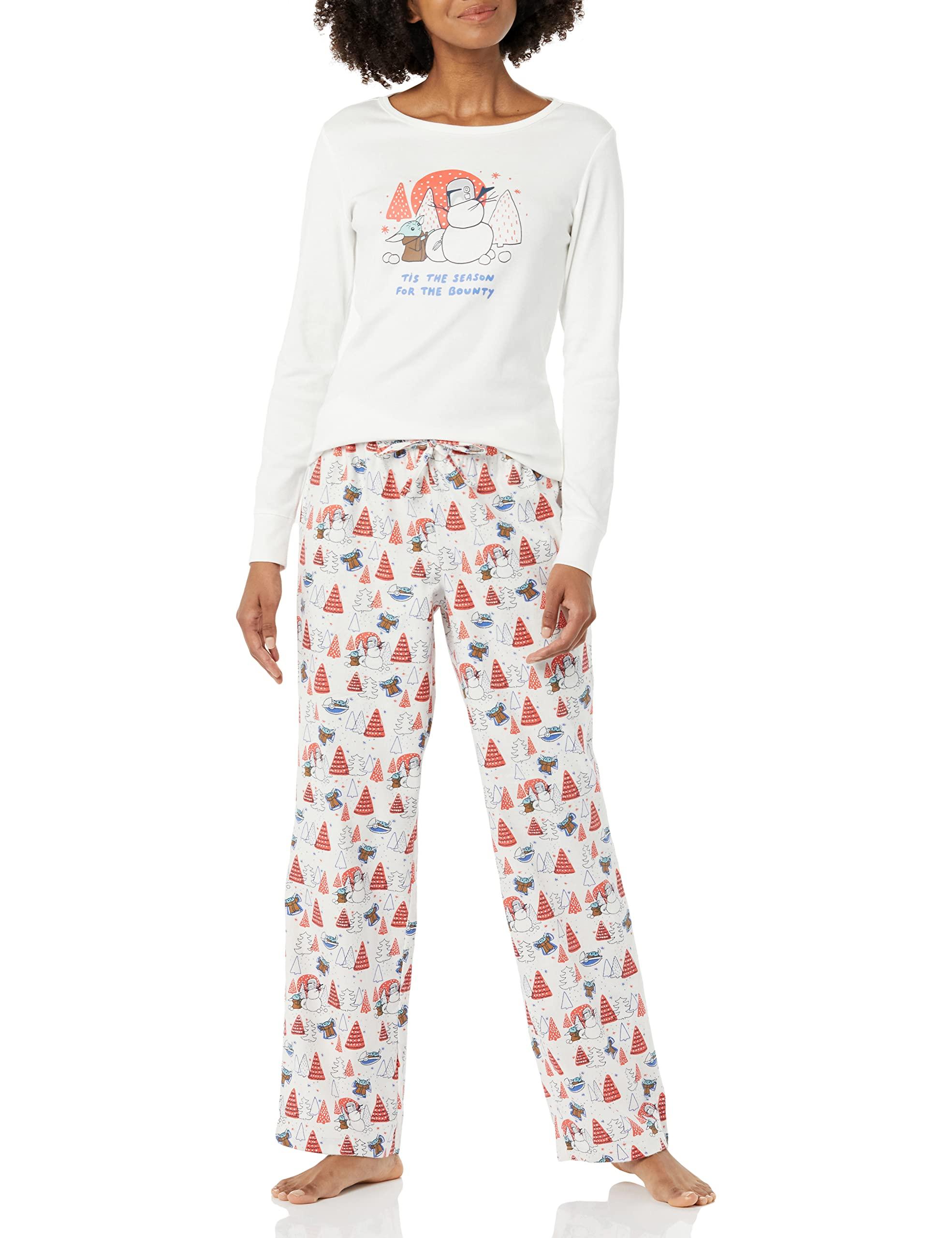 Amazon Essentials Disney Snug-fit Cotton Pajamas Set in White | Lyst
