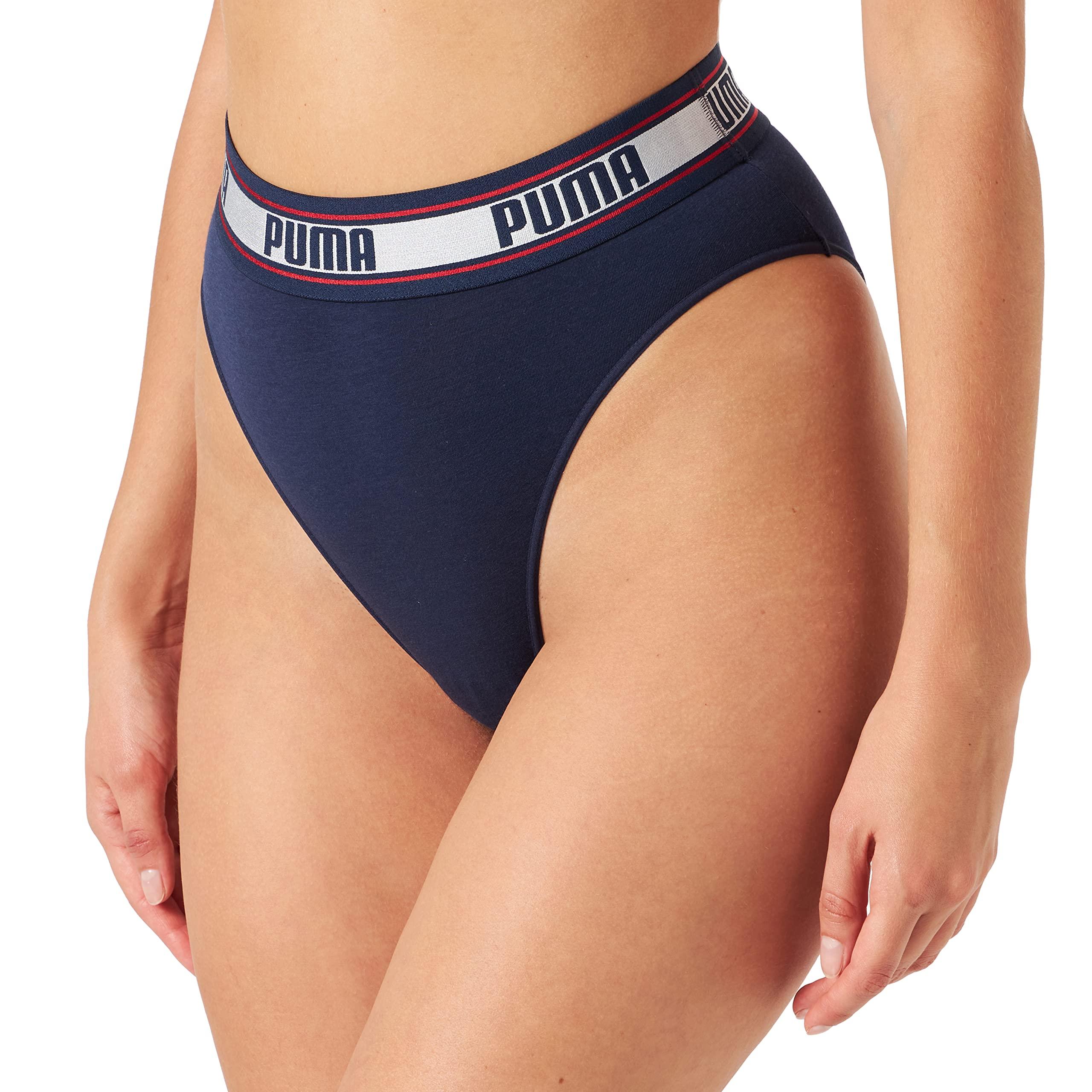 High Leg Brief 1p E-com Culotte taille haute PUMA en coloris Bleu | Lyst