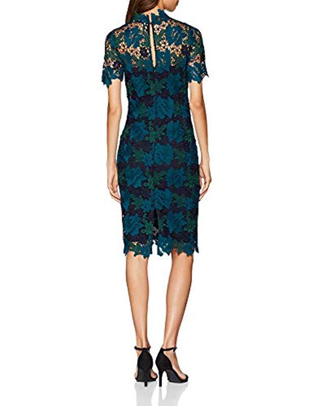 coast charlotte 3 tone lace dress