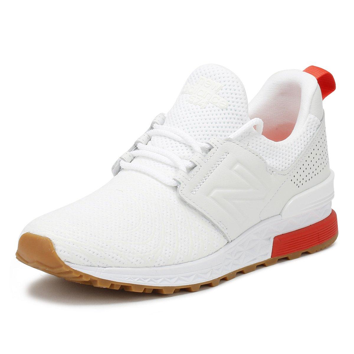 new balance white flame