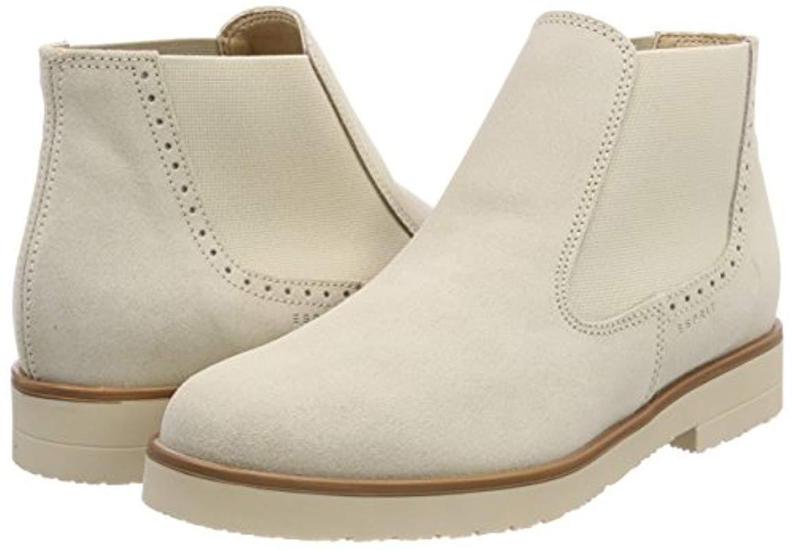 cream chelsea boots