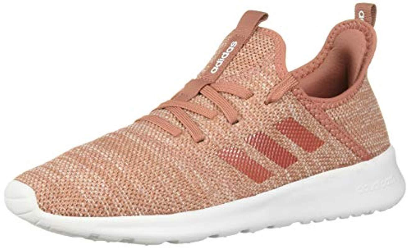 adidas Cloudfoam Pure Running Shoe in Pink/Pink/White (Pink) | Lyst