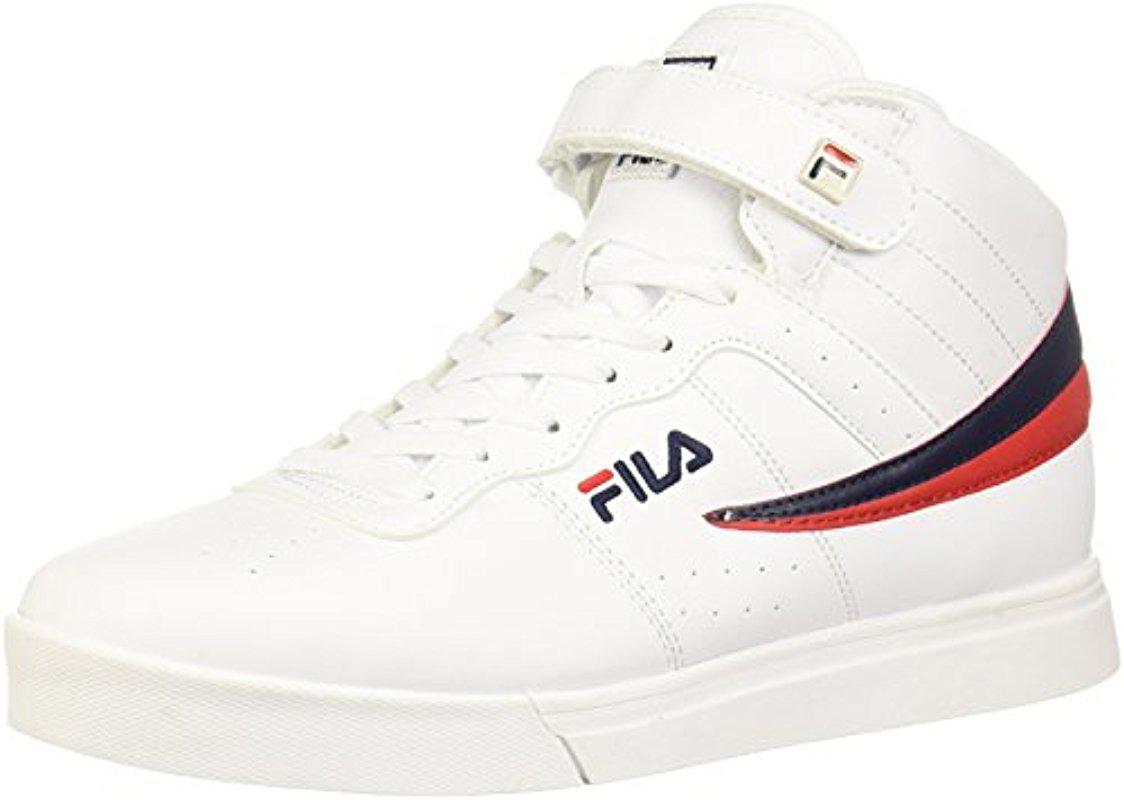 fila vulc 13 mid plus white