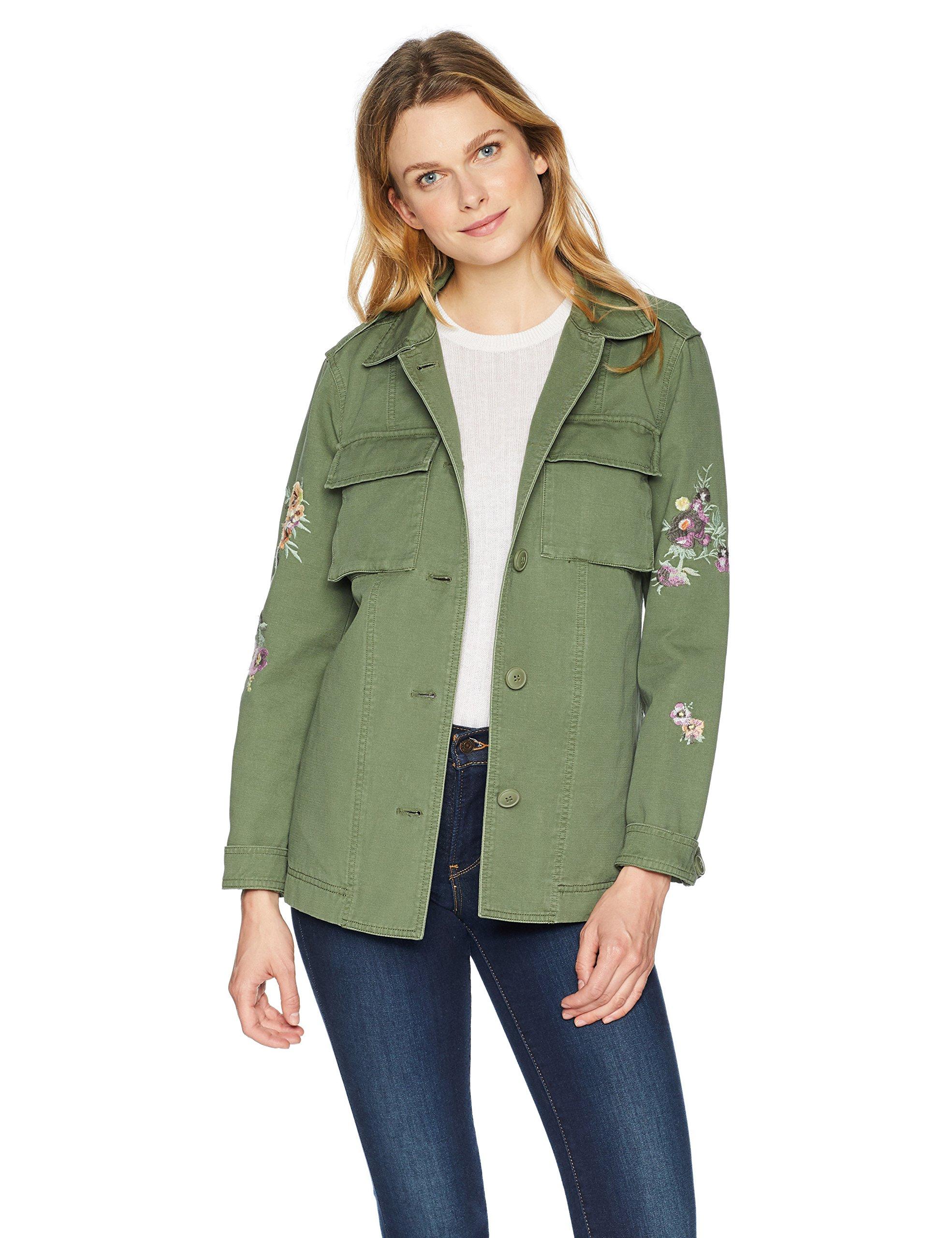 levi's floral jacket