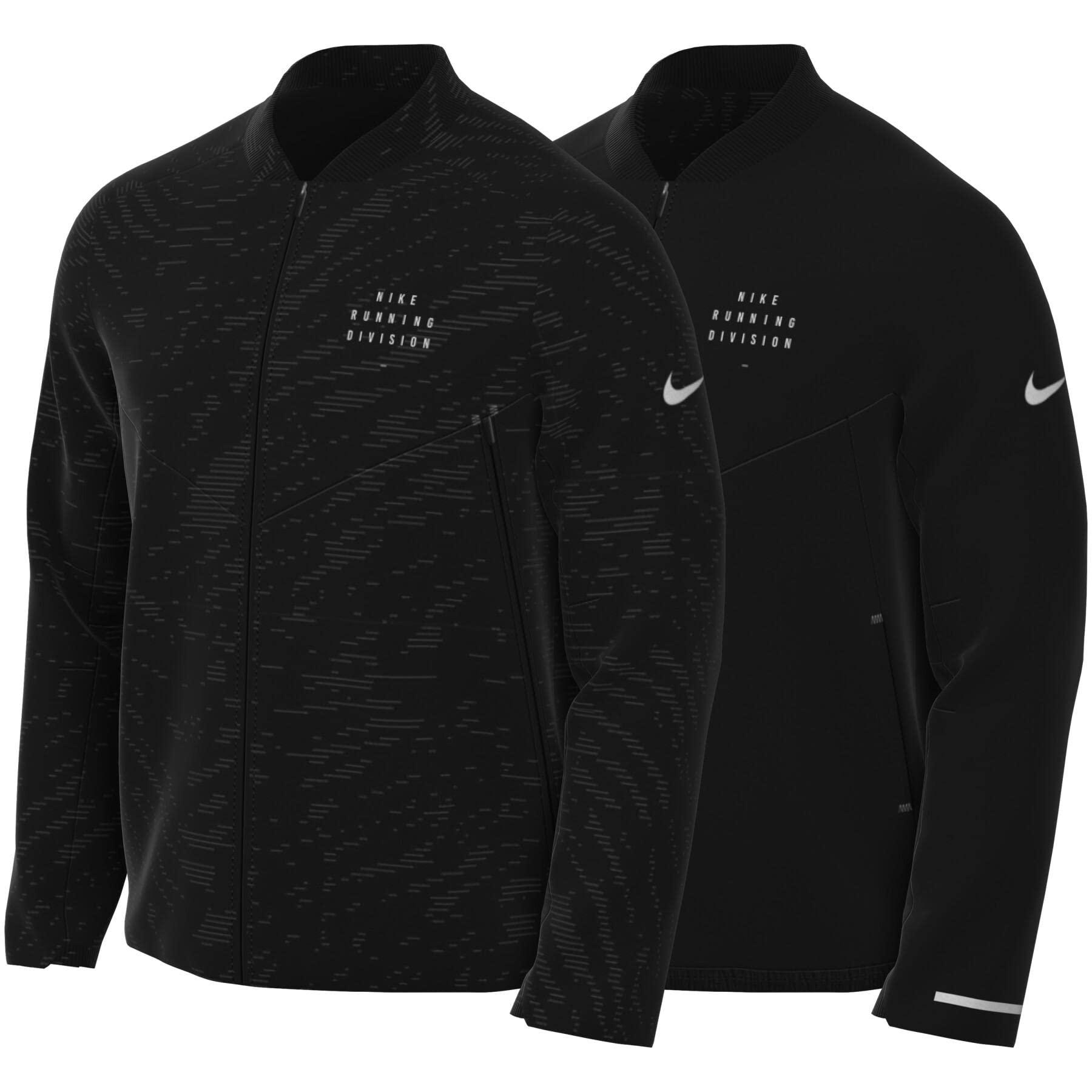 Nike Thermafit Repel Run Division Reversable Running Jacket Reflective