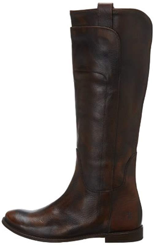 frye paige tall riding boots tan