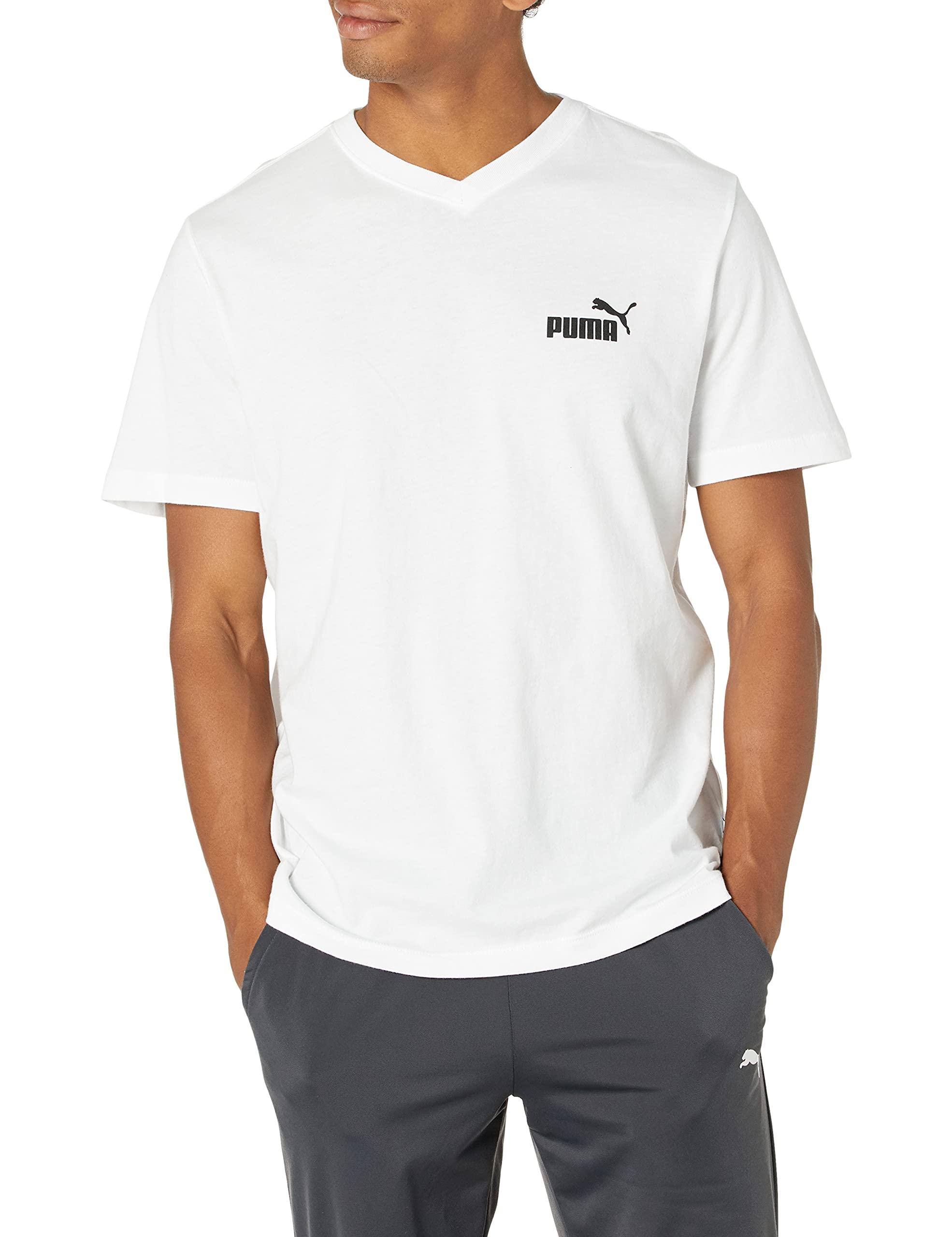 puma plain white t shirt