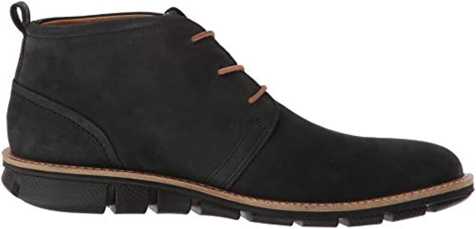 Ecco Leather Jeremy Hybrid Boot Oxford 