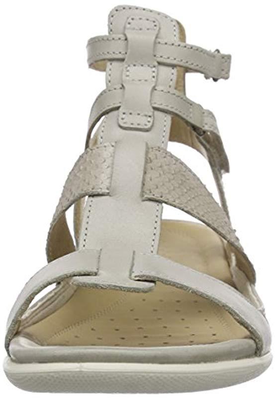 Ecco Leather Flash Gladiator Sandals | Lyst