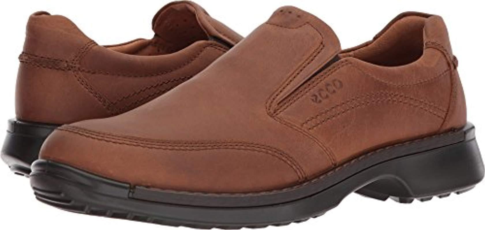 Ecco Leather Fusion Ii Slip On Slip-on Loafer in Amber (Brown) for Men -  Lyst