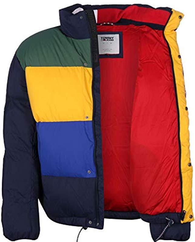 red blue yellow green jacket