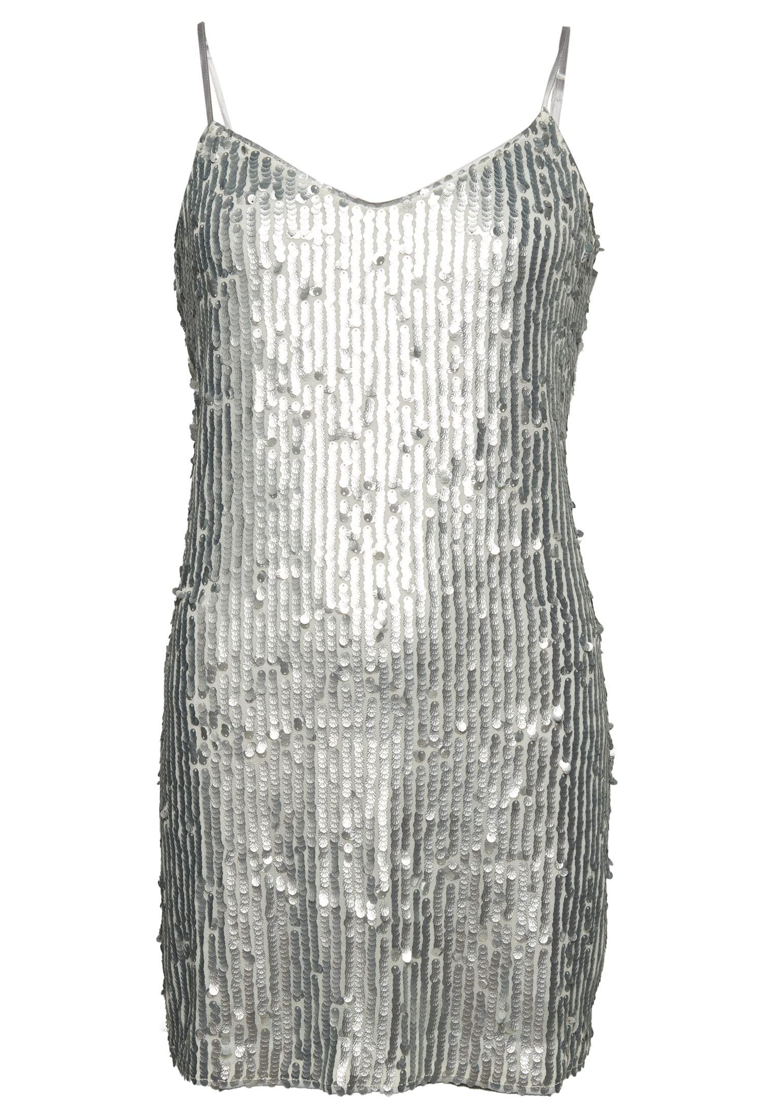 Mini robe caraco à paillettes scintillantes pour femme Superdry en coloris  Gris | Lyst