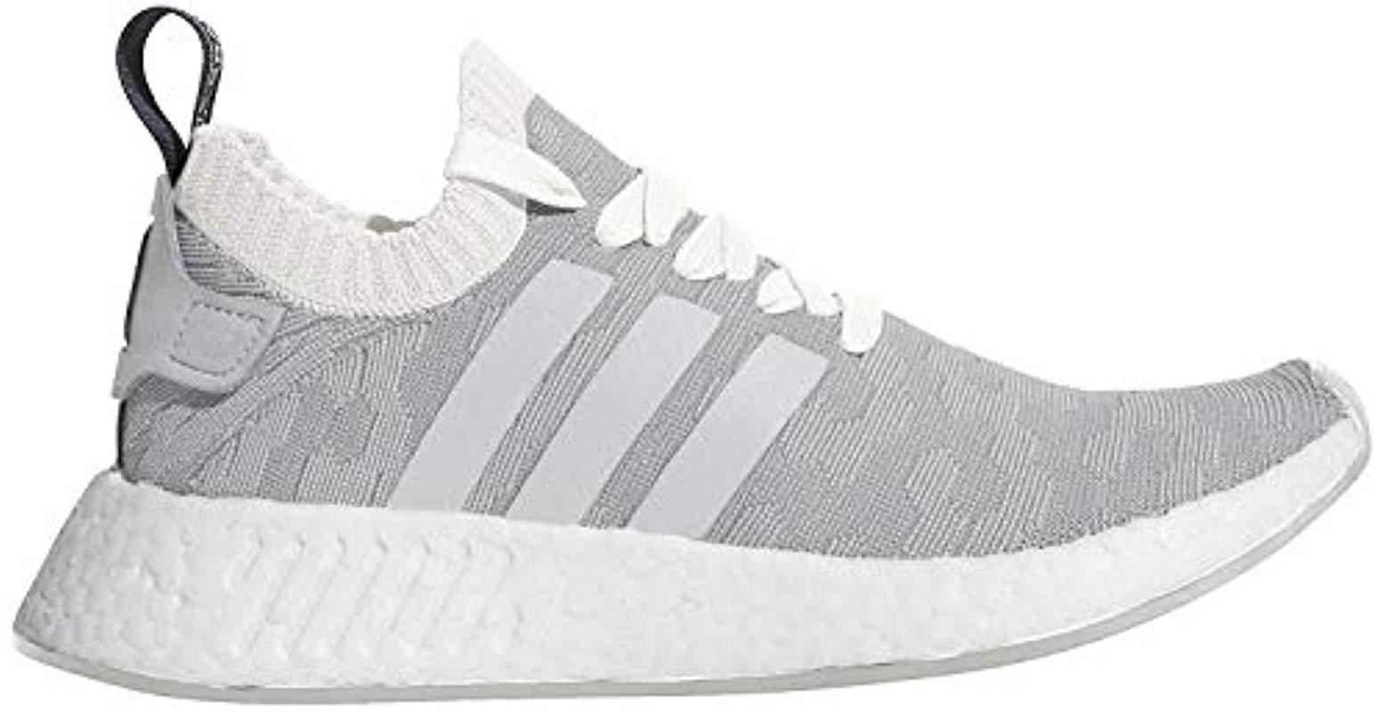 adidas Originals Synthetic Nmd_r2 Pk W Running Shoe in White/White/Black  (White) - Save 51% - Lyst