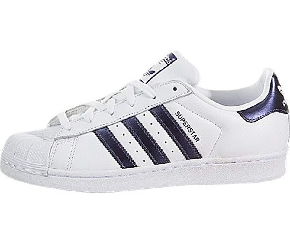 adidas superstar purple metallic