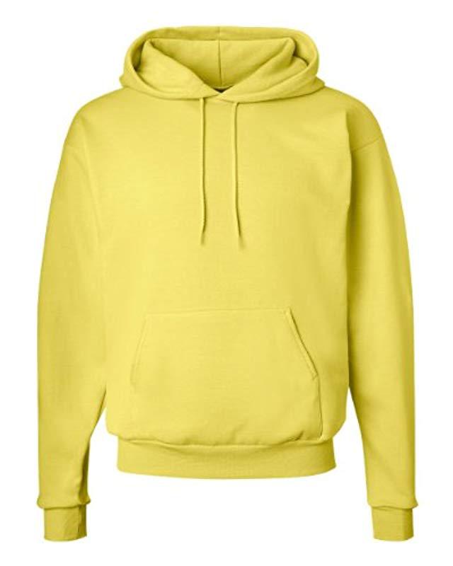 yellow hanes sweatshirt