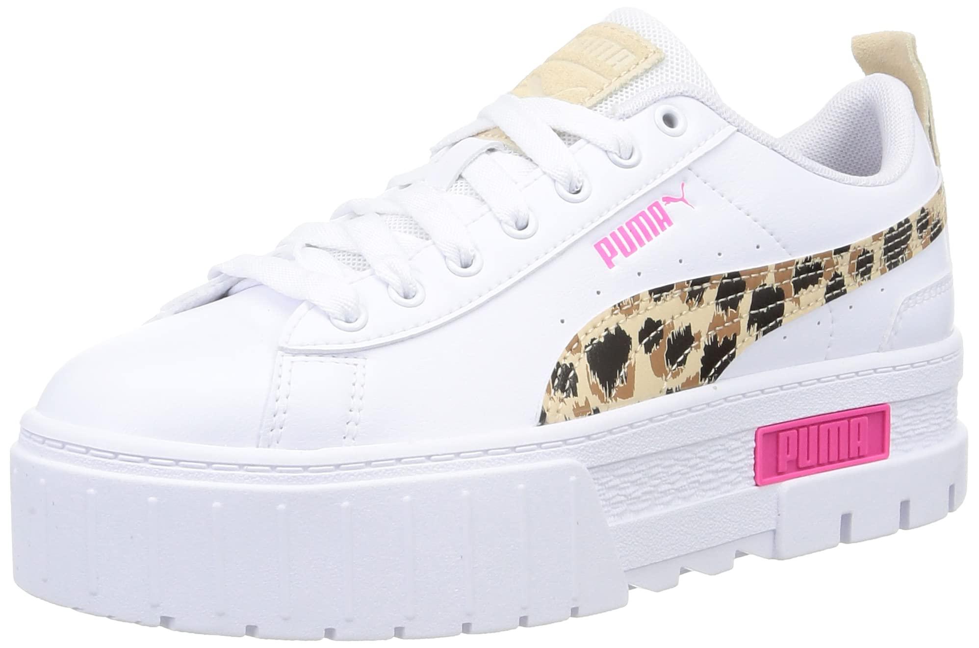 Chaussure Puma Basket Puma Femme Leopard Mayze Animal Print Blanc Pink  Leopard PUMA En Coloris Noir Lyst