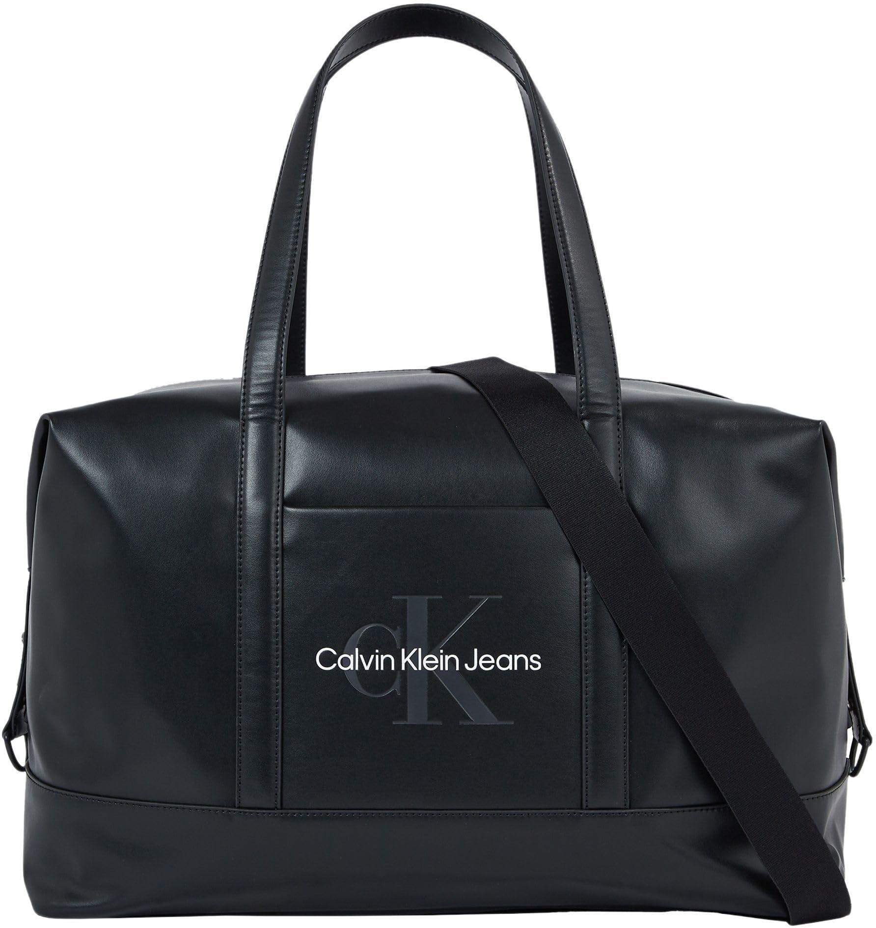 Calvin Klein Monogram Soft Duffle46 Duffle Bags in Black for Men | Lyst UK