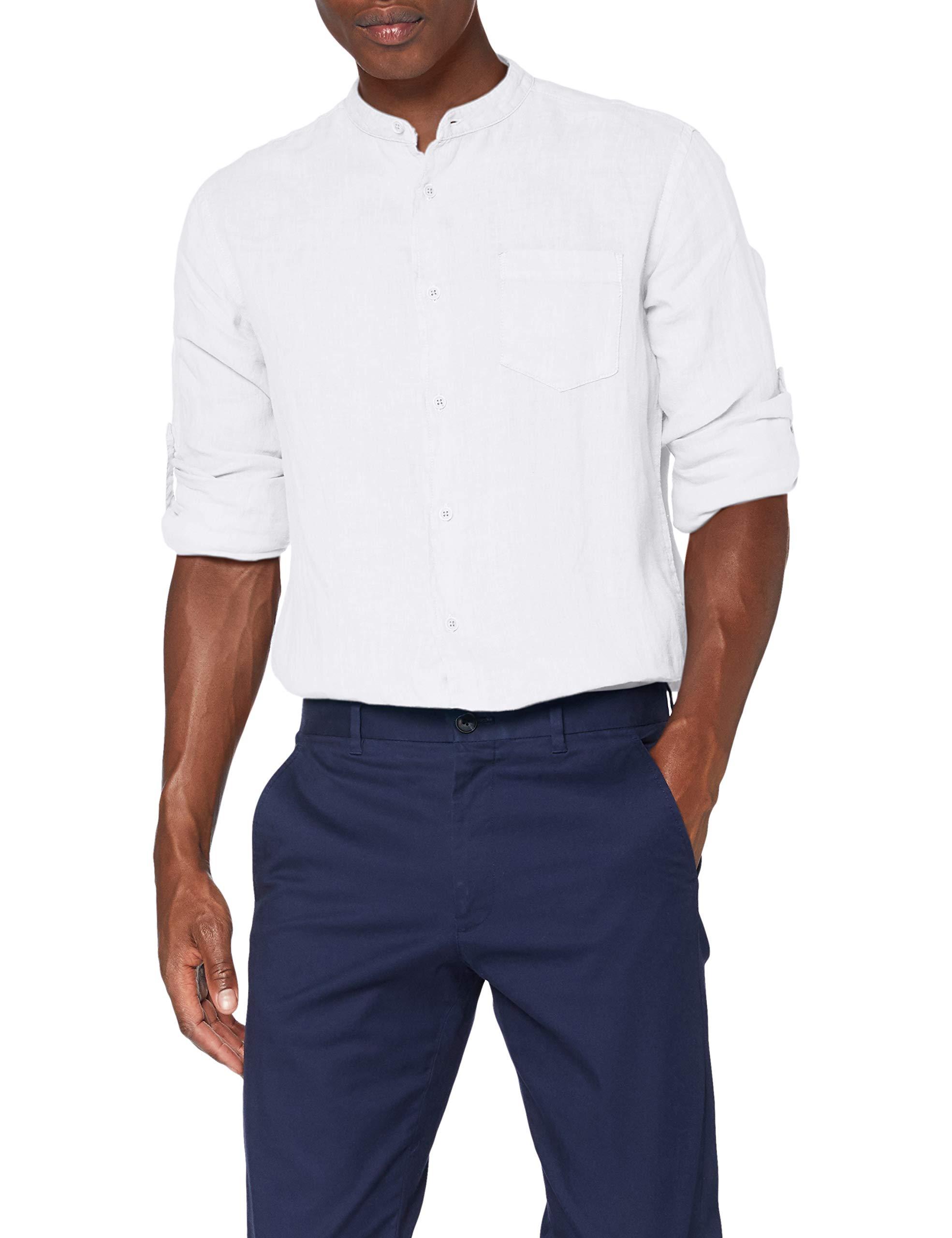 Benetton (z6erj Camicia Shirt in White for Men - Save 27% - Lyst