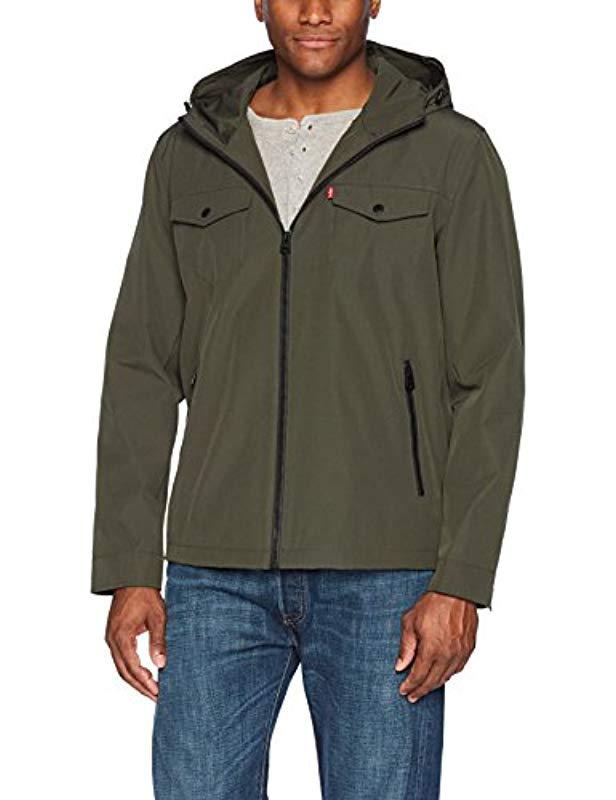 levis mens rain jacket