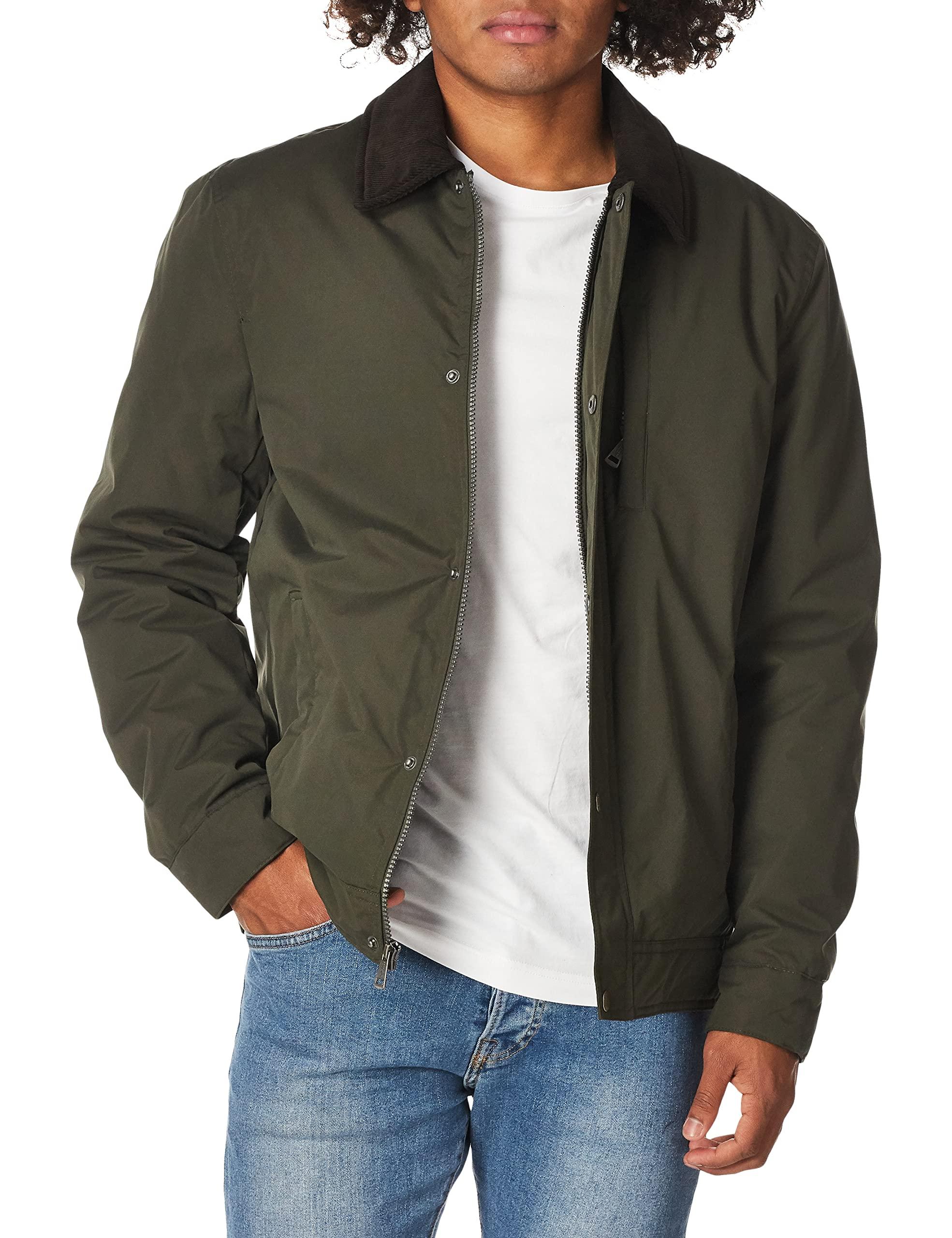 Barn Jacket With Corduroy Collar 