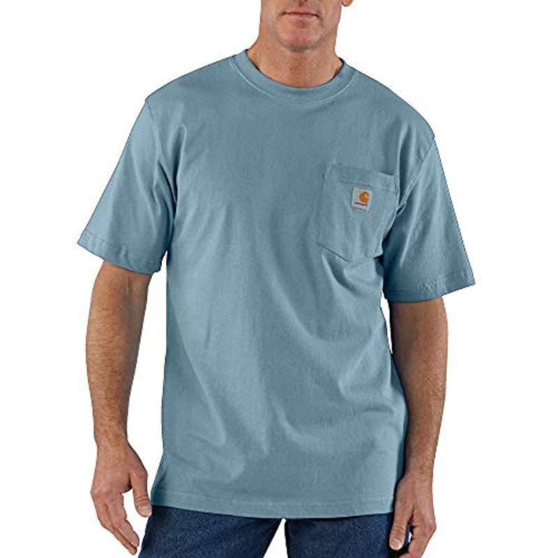 Carhartt Cotton K87 Workwear Pocket Short Sleeve T-shirt (regular And ...