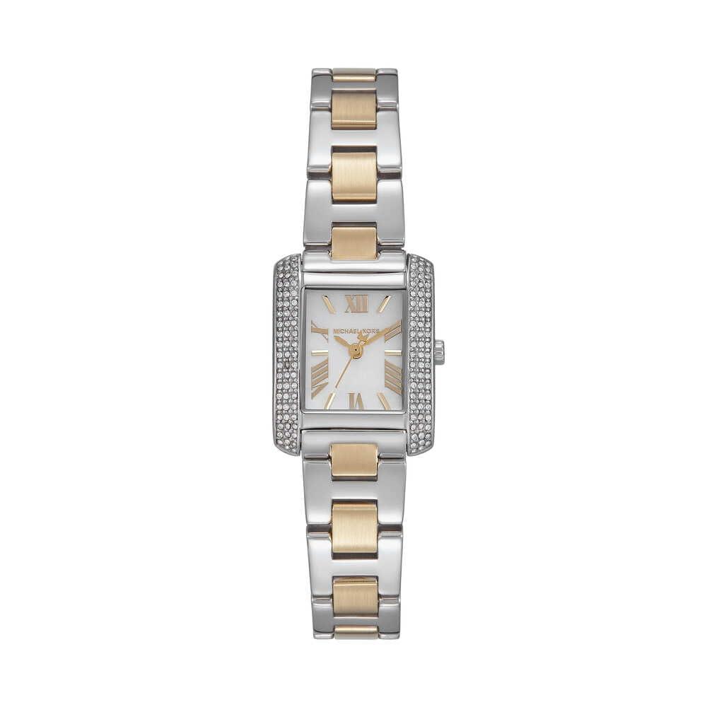 Stainless Steel Amazon Reloj Mk Mujer Michael Kors Emery Three