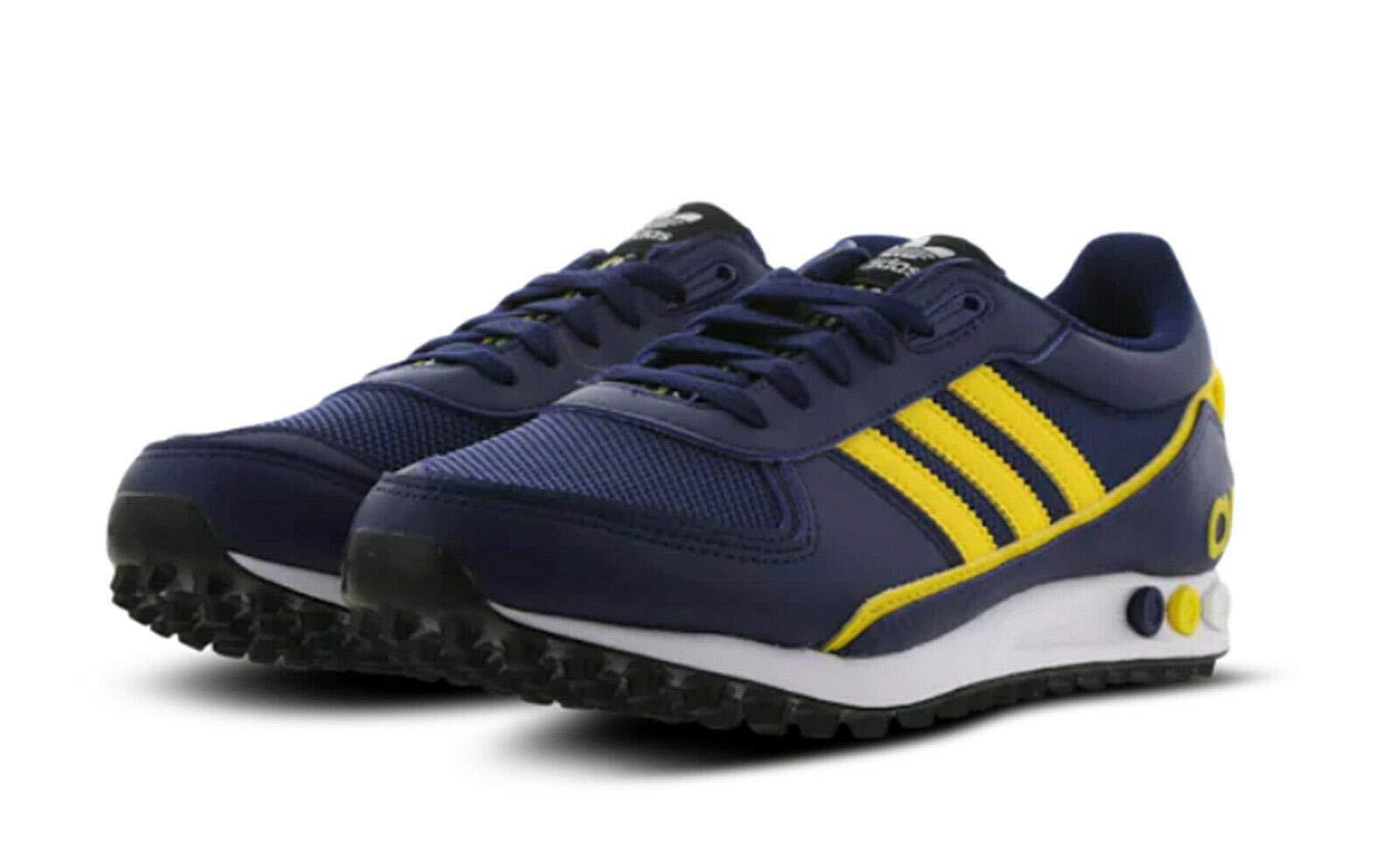 adidas Original S La Trainer Blue Yellow Black Trainers Fx0258 for Men |  Lyst UK