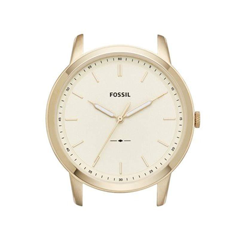 Fossil The Minimalist Slim Threehand Cream Watch Case in Beige