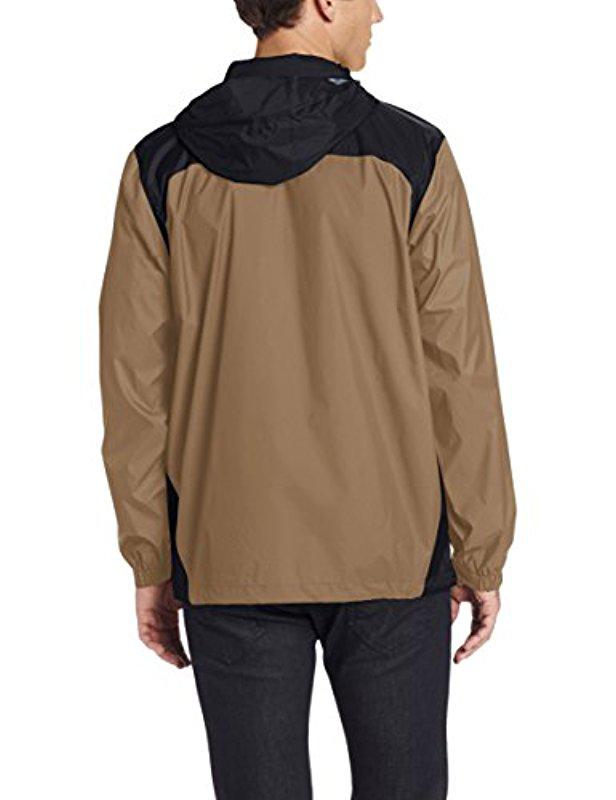 Columbia Glennaker Lake Frontzip Rain Jacket With Hideaway Hood for