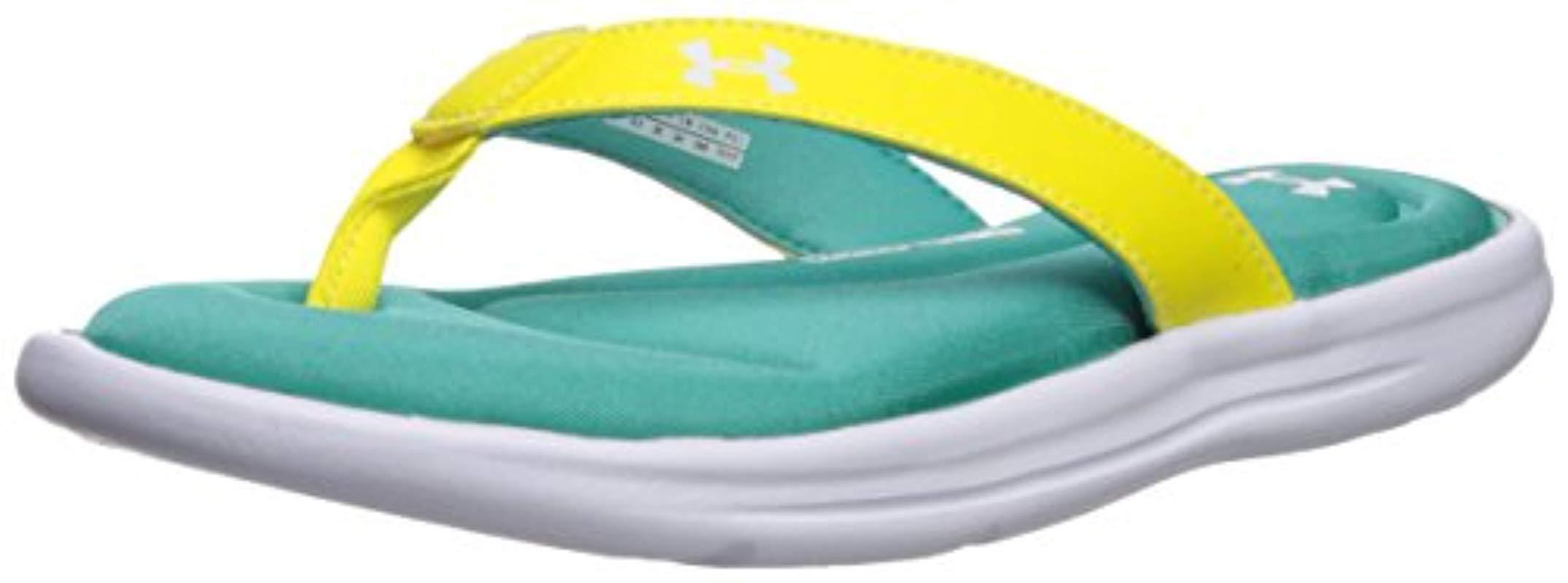 under armour women's marbella vi thong sneaker