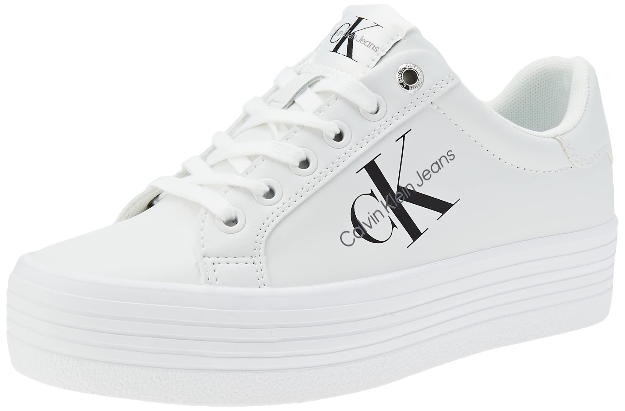 Platform calvin klein trainers deals