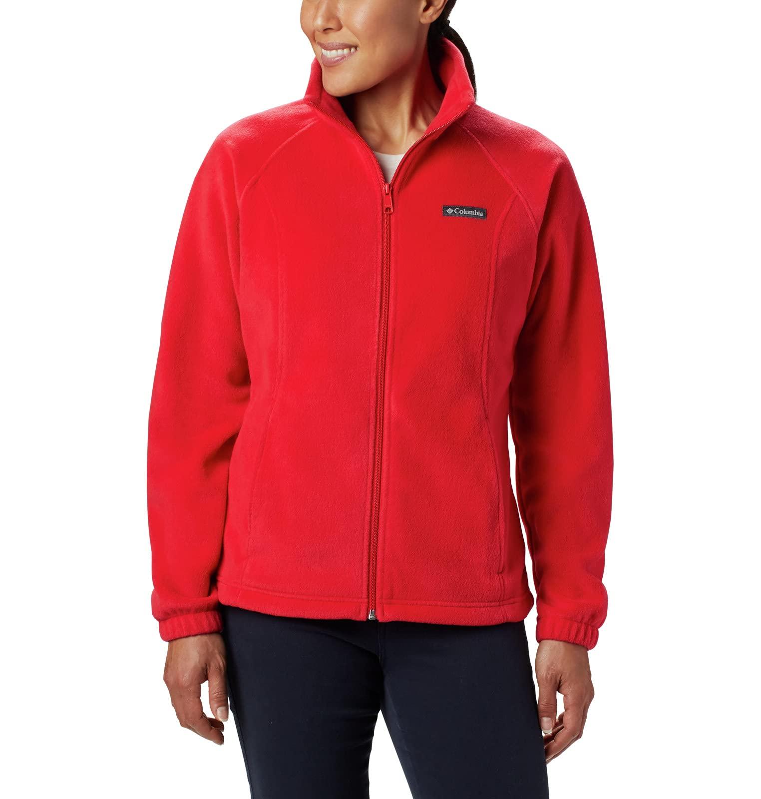Columbia Benton Springs Full Zip Jacket in Red | Lyst