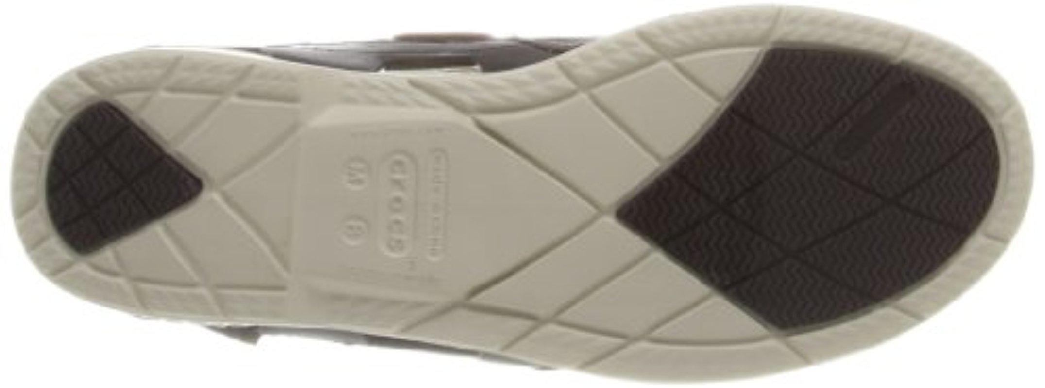 Crocs™ 15386 Beach Line Boat Slip-on Loafer,espresso/stucco,8 M Us for Men  | Lyst