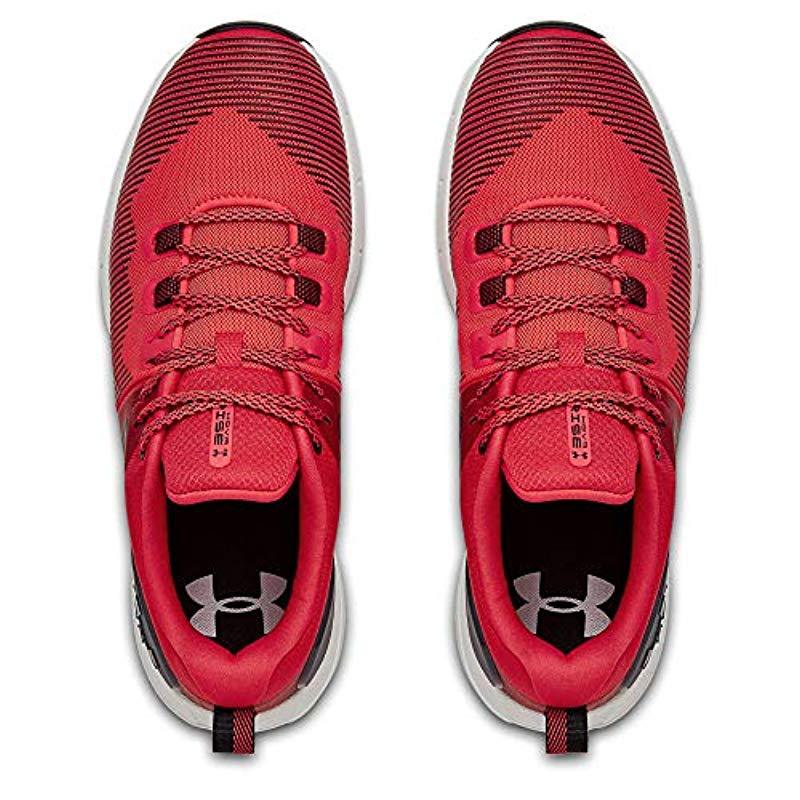 under armour red tennis shoes