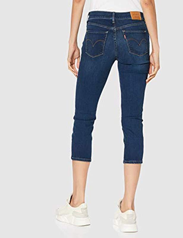 Levi's 311 Shaping Capri Slim Jeans in Blue | Lyst UK