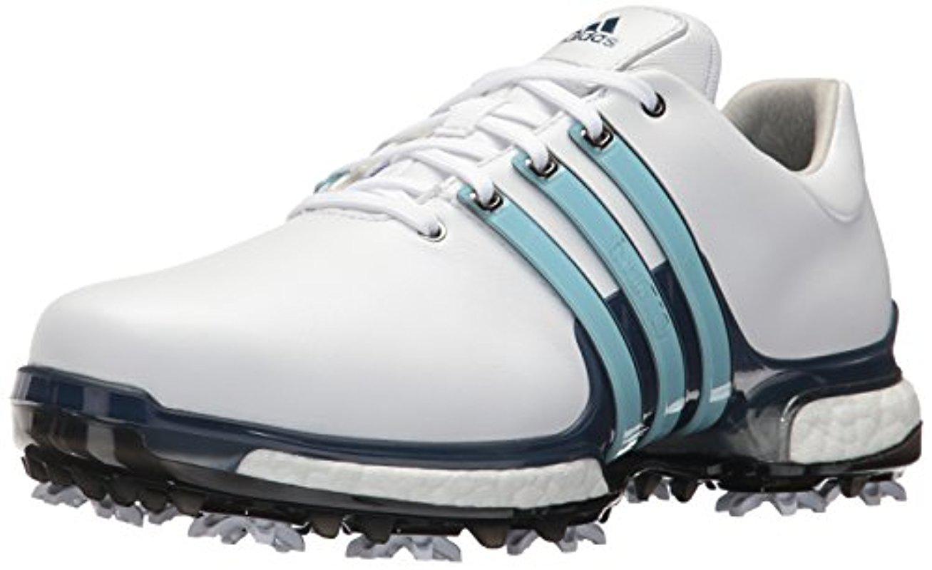 adidas Leather Tour 360 Boost 2.0 Golf Shoe in Blue for Men Lyst