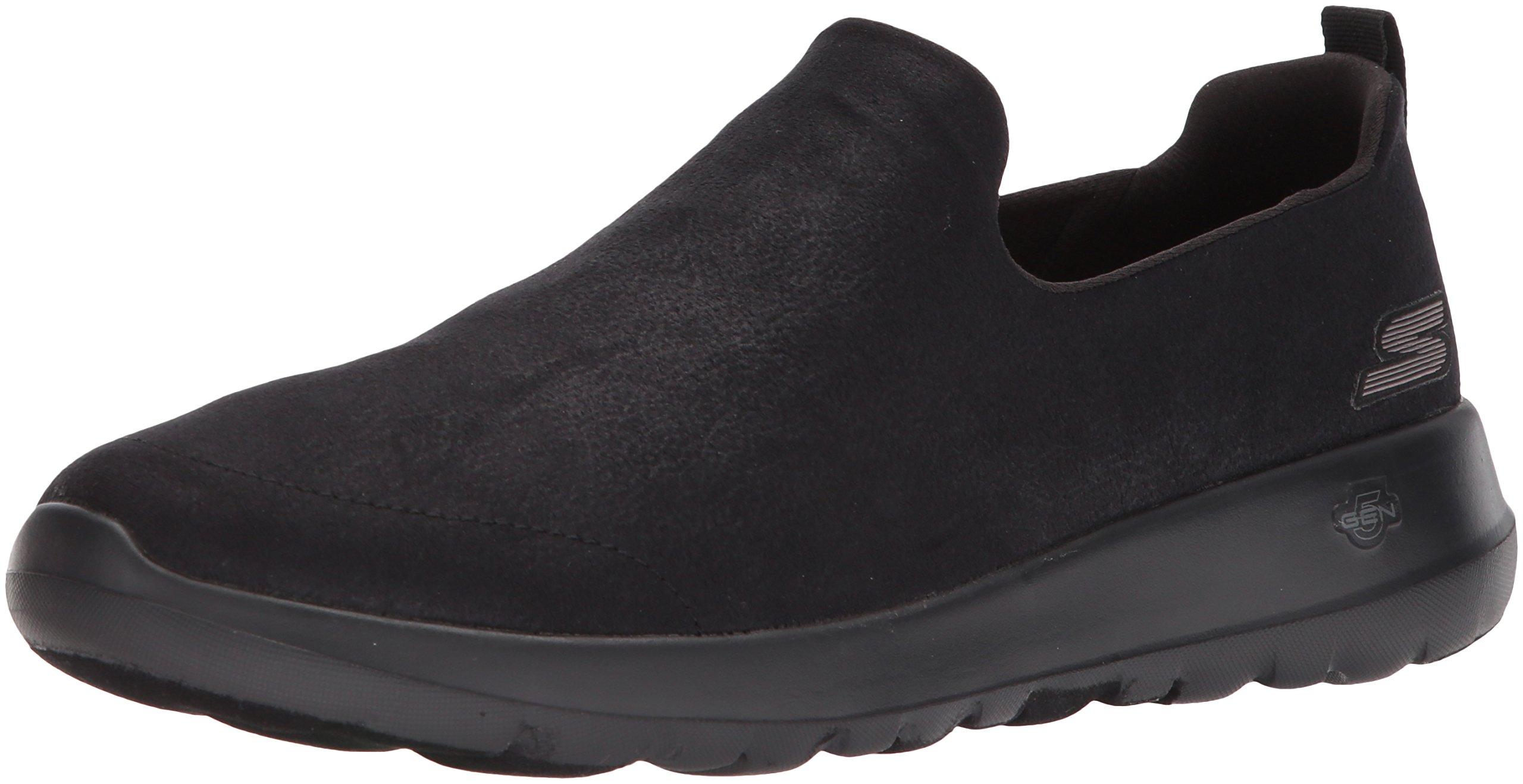 Skechers Leather Go Walk Max- Escalate Sneaker in Black for Men - Lyst