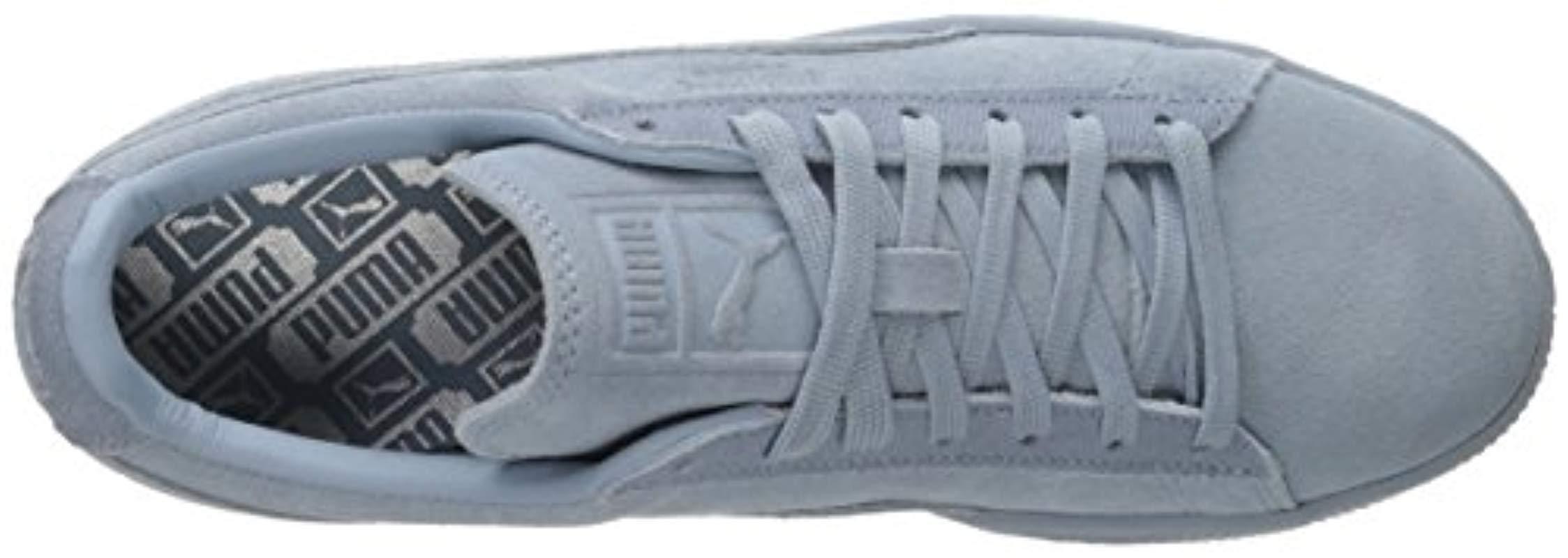 puma suede classic blue fog