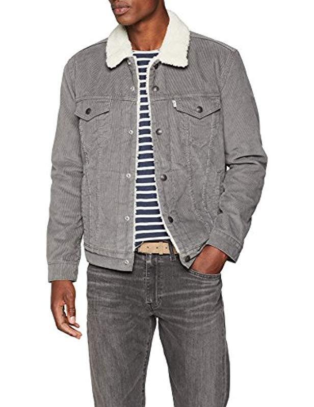 levis sherpa grey