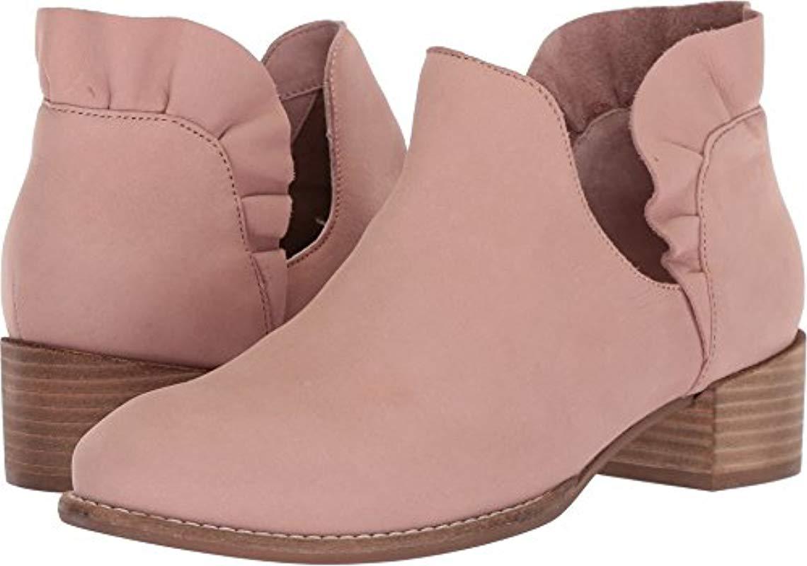 seychelles ruffled ankle booties