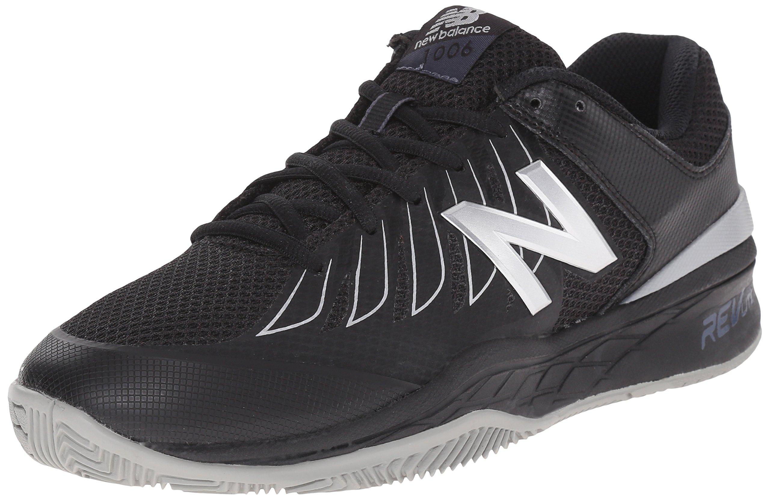 New Balance Lace Mc1006v1 Tennis Shoe Black/silver for Men Save 9 Lyst