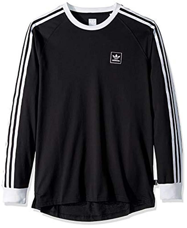adidas blackbird black long sleeve t-shirt